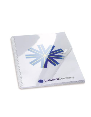 GBC Copertine rilegatura HiClear A4 PVC 180mic trasparenti (100)