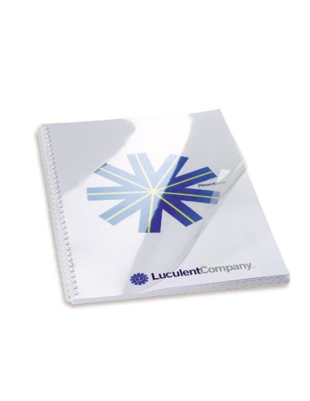 GBC Copertine rilegatura HiClear A4 PVC 240mic ultra trasp (100)