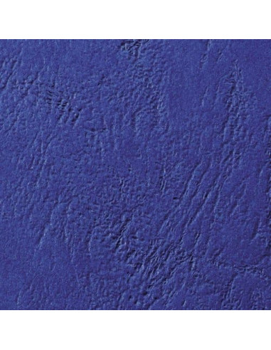 GBC Copertine rilegatura LeatherGrain 250 gsm blu royal (100)