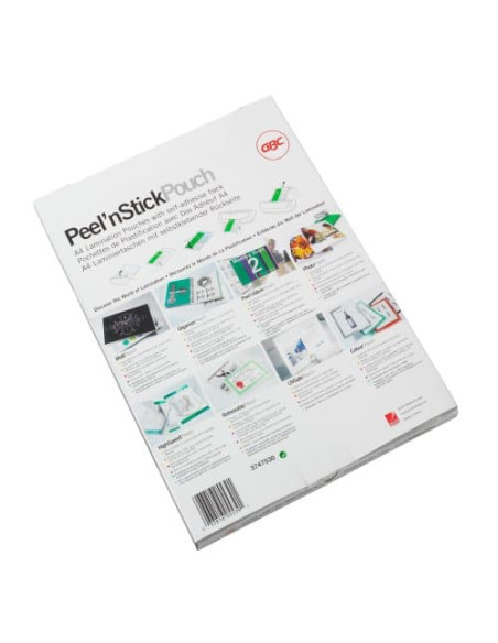 GBC Pouch plastificazione Peel`n Stick A4 2x125 mic lucide (100)