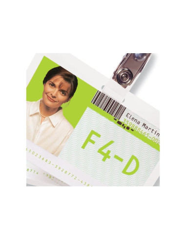 GBC Pouch per carta di credito 67x99 mm 2x125 mic lucide (100)