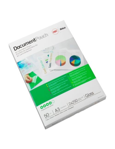 GBC Pouch per plastificazione documenti A3 2x250mic lucide (50)