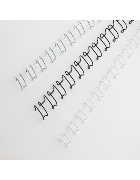 GBC Spirali metalliche MultiBind argento 6 mm (100)