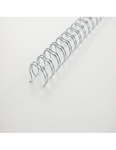 GBC Spirali metalliche WireBind bianche 6 mm (100)