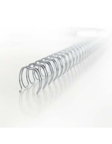 GBC Spirali metalliche WireBind bianche 6 mm (100)