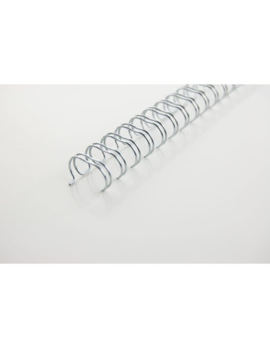 GBC Spirali metalliche WireBind argento 6 mm (100)