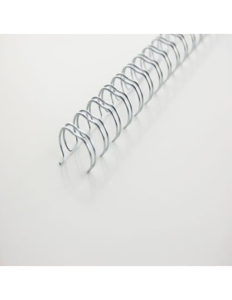 GBC Spirali metalliche WireBind argento 8 mm (100)