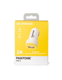 Celly PT-DC1USBY Caricabatterie per dispositivi mobili Universale Bianco, Giallo Accendisigari Auto 2