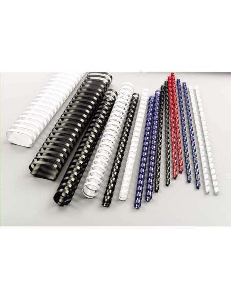GBC Anelli plastici CombBind neri 14 mm (100)