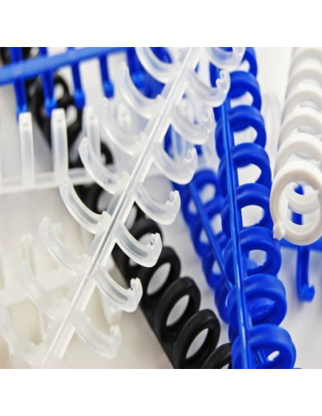 GBC Dorsi ClickBind trasparenti effetto ghiaccio 16 mm (50)