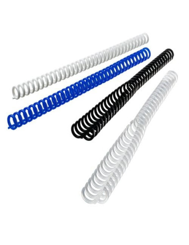 GBC Dorsi ClickBind trasparenti effetto ghiaccio 16 mm (50)