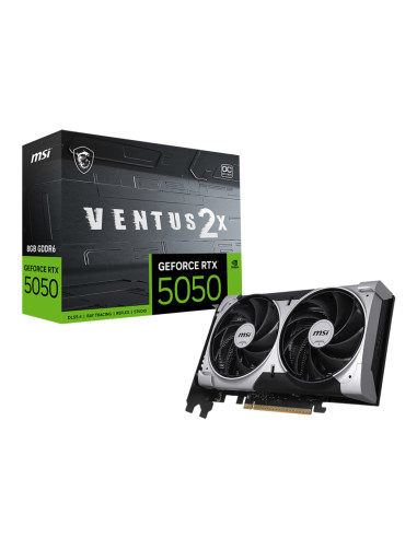 MSI GEFORCE RTX 5050 8G VENTUS 2X OC scheda video NVIDIA 8 GB GDDR6