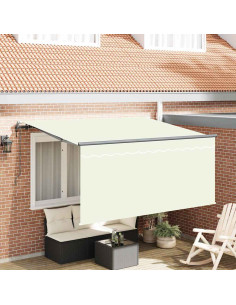 Tenda Retrattile Crema 300 x 200 cm Tessuto