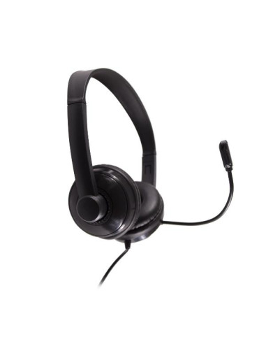 Nilox ACOUSTIC USB HEADPHONE Cuffie Cablato In-ear Nero, Grigio