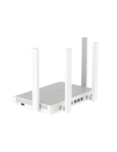 Keenetic Hero 4G+ Modem router Wi-Fi 6 mesh 4G+ AX1800 con smart switch Gigabit a 4 porte e porta USB 3.0