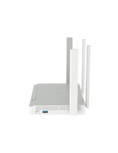 Keenetic Hopper Router Wi-Fi 6 mesh AX1800 con smart switch Gigabit a 4 porte e porta USB 3.0