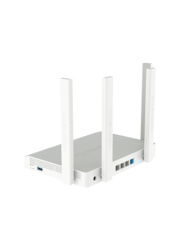 Keenetic Hopper Router Wi-Fi 6 mesh AX1800 con smart switch Gigabit a 4 porte e porta USB 3.0