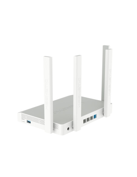 Keenetic Hopper Router Wi-Fi 6 mesh AX1800 con smart switch Gigabit a 4 porte e porta USB 3.0