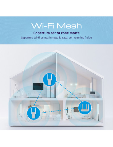 Keenetic Buddy 4 Range Extender Wi-Fi N300 con funzionalità Mesh e porta Fast Ethernet