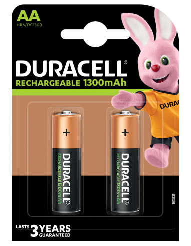 Duracell Ricaricabili Plus Stilo AA B2 2pz