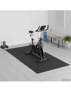 Tappetino di Protezione Sportiva Nero 150 x 75 x 0,6 cm PVC