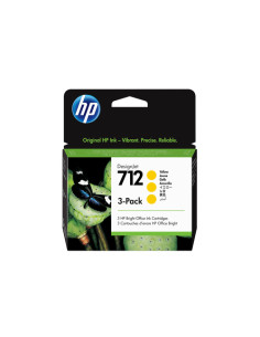 HP Confezione da 3 cartucce di inchiostro giallo originale DesignJet 712 da 29 ml
