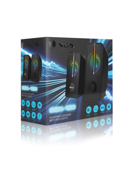NGS GSX-150 Nero Wireless 12 W
