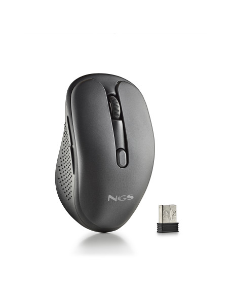 NGS EVO RUST mouse Ufficio Mano destra RF Wireless Ottico 1600 DPI