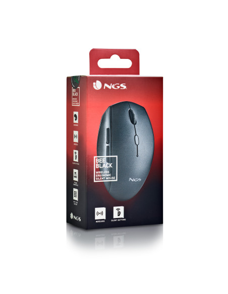 NGS BEE mouse Ufficio Mano destra RF Wireless Ottico 1600 DPI