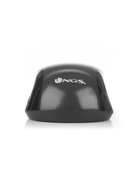 NGS Black Mist mouse Ufficio Mano destra USB tipo A Ottico 800 DPI