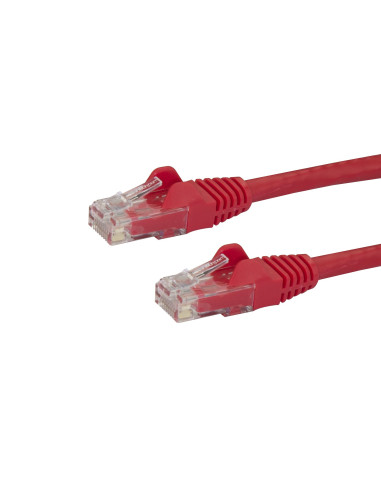 StarTech.com Cavo di Rete Rosso Cat6 UTP Ethernet Gigabit RJ45 Antigroviglio - 50cm