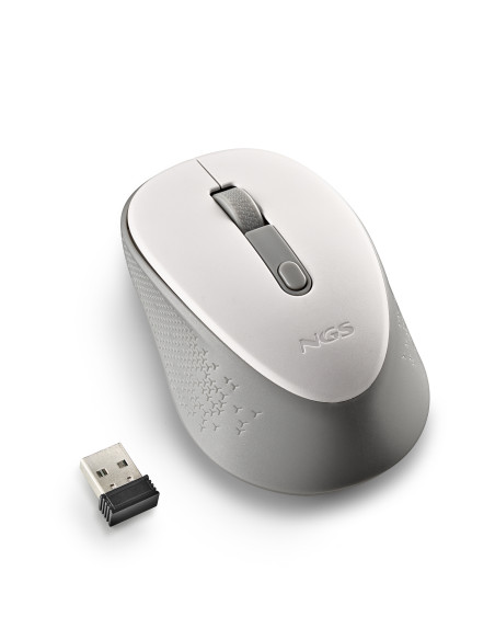 NGS DEW mouse Ufficio Ambidestro RF Wireless Ottico 1600 DPI