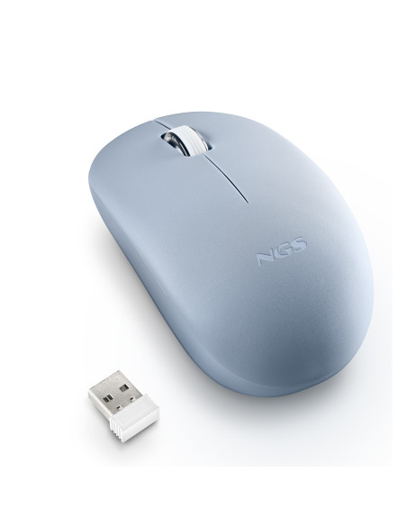 NGS FOG PRO mouse Ufficio Ambidestro RF Wireless Ottico 1000 DPI