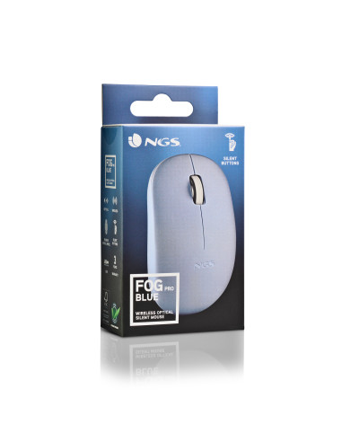 NGS FOG PRO mouse Ufficio Ambidestro RF Wireless Ottico 1000 DPI