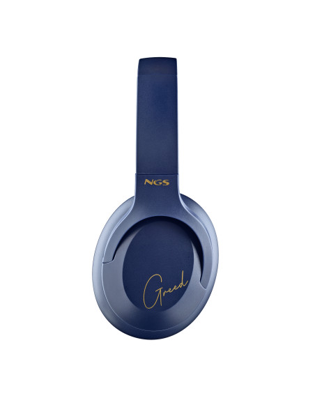 NGS ARTICA GREED Cuffie Con cavo e senza cavo A Padiglione Musica e Chiamate USB tipo-C Bluetooth Blu