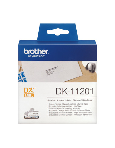 Brother DK-11201 nastro per etichettatrice Nero su bianco