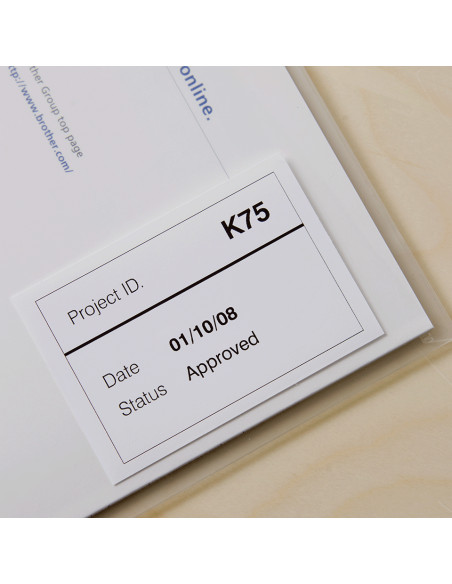 Brother DK-22212 nastro per etichettatrice Nero su bianco