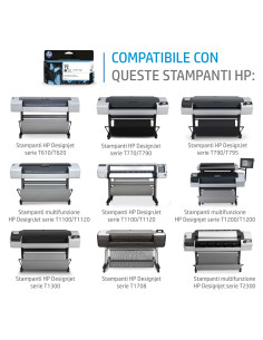 HP Cartuccia inchiostro grigio 72 da 130 ml 2