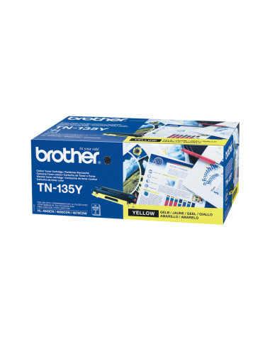Brother TN-135Y cartuccia toner 1 pz Originale Giallo