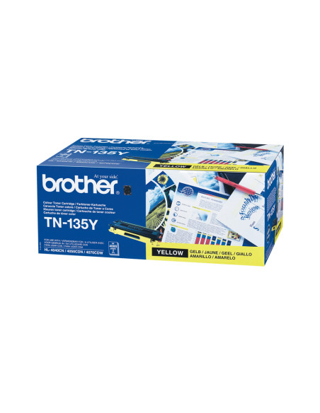 Brother TN-135Y cartuccia toner 1 pz Originale Giallo