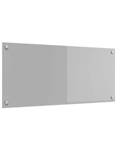 Rivestimento da Cucina Grigio chiaro 90 x 40 cm vetro temperato
