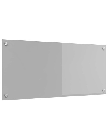 Rivestimento da Cucina Grigio chiaro 90 x 40 cm vetro temperato