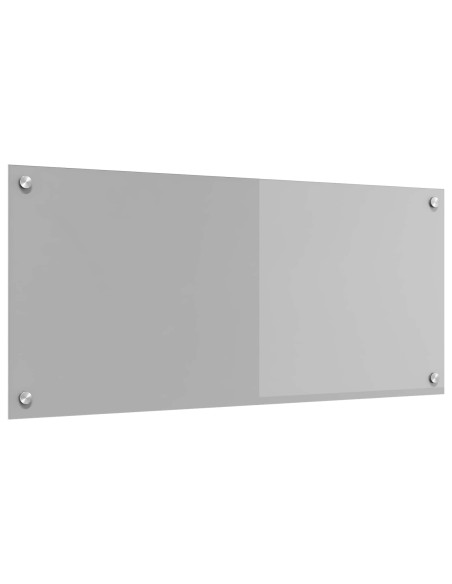 Rivestimento da Cucina Grigio chiaro 90 x 40 cm vetro temperato