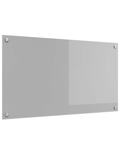 Rivestimento da Cucina Grigio chiaro 90 x 50 cm vetro temperato