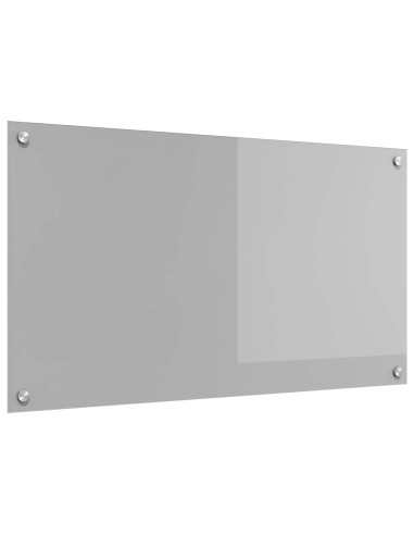 Rivestimento da Cucina Grigio chiaro 90 x 50 cm vetro temperato