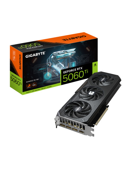 GIGABYTE GeForce RTX 5060 Ti GAMING OC 8G Scheda Grafica – 8 GB GDDR7, 128 bit, PCI-E 5.0, 2647 MHz Frequenza del core, 3 x Di