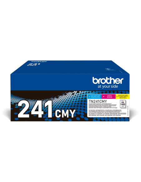Brother TN-241CMY cartuccia toner 3 pz Originale Ciano, Magenta, Giallo