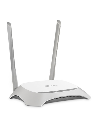 TP-Link TL-WR840N router wireless Fast Ethernet Banda singola (2.4 GHz) Grigio, Bianco