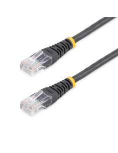 StarTech.com Cavo patch UTP Cat5e RJ45 modellato nero da 15 m Cat 5e - Cavo patch da 15 m