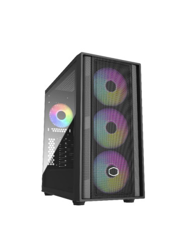 Cooler Master Masterbox 600 BTF ARGB Black Middle Tower Vetro Temperato No-Power Mini-ITX/mATX/ATX/E-ATX